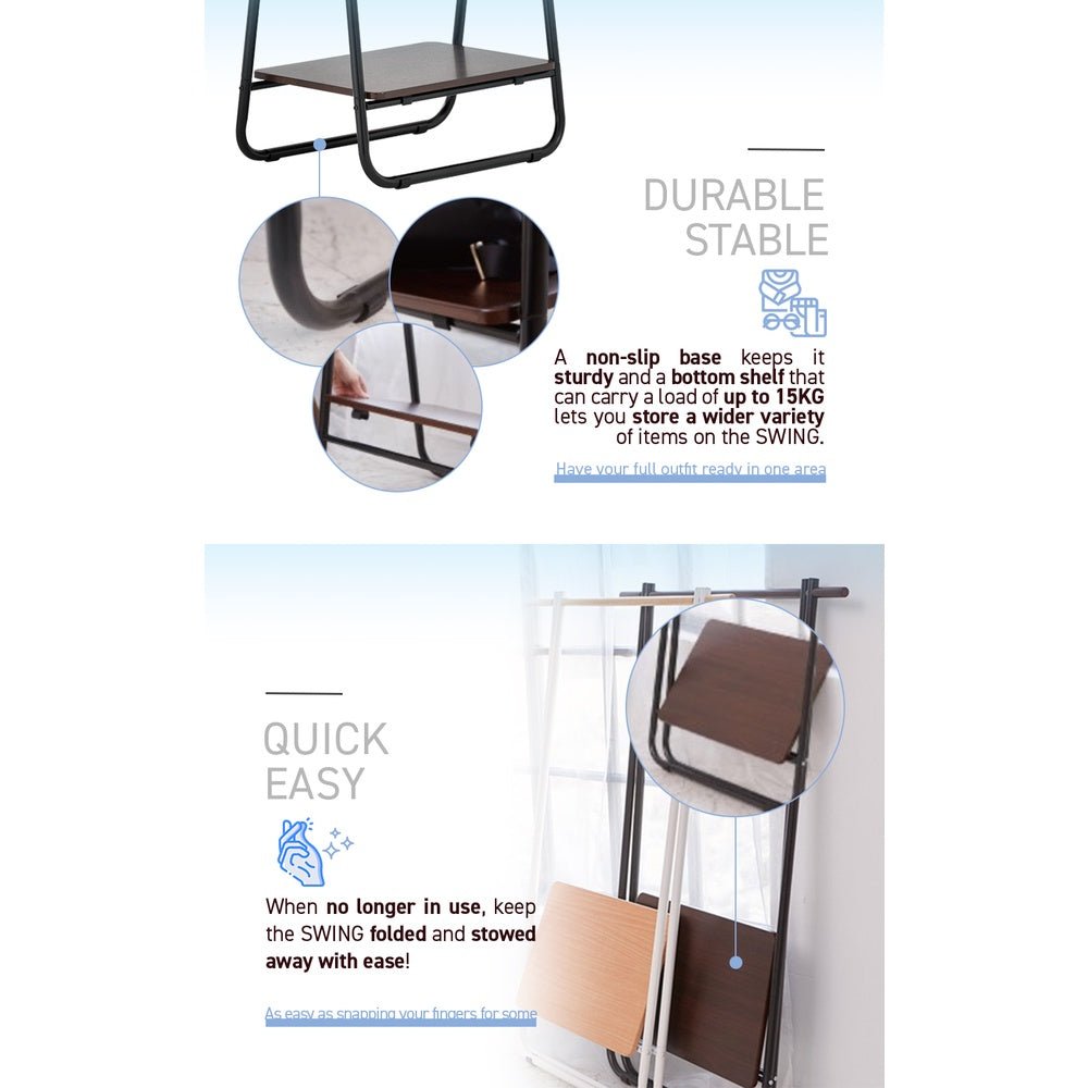 Rene Swing Clothes Storage Rack