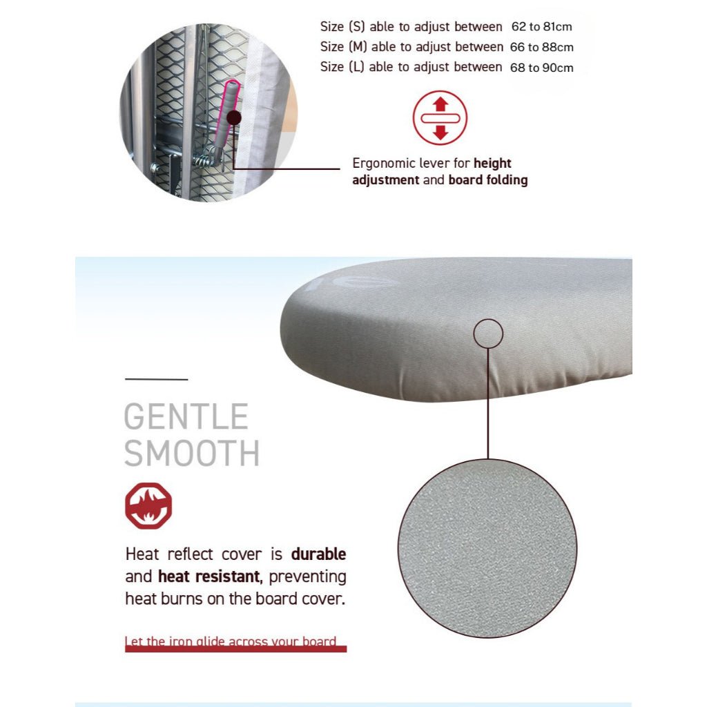 Rene High Quality & Stable Ironing Board