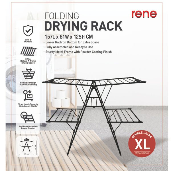RENE Deluxe 2 Tier Drying Rack Grandeur